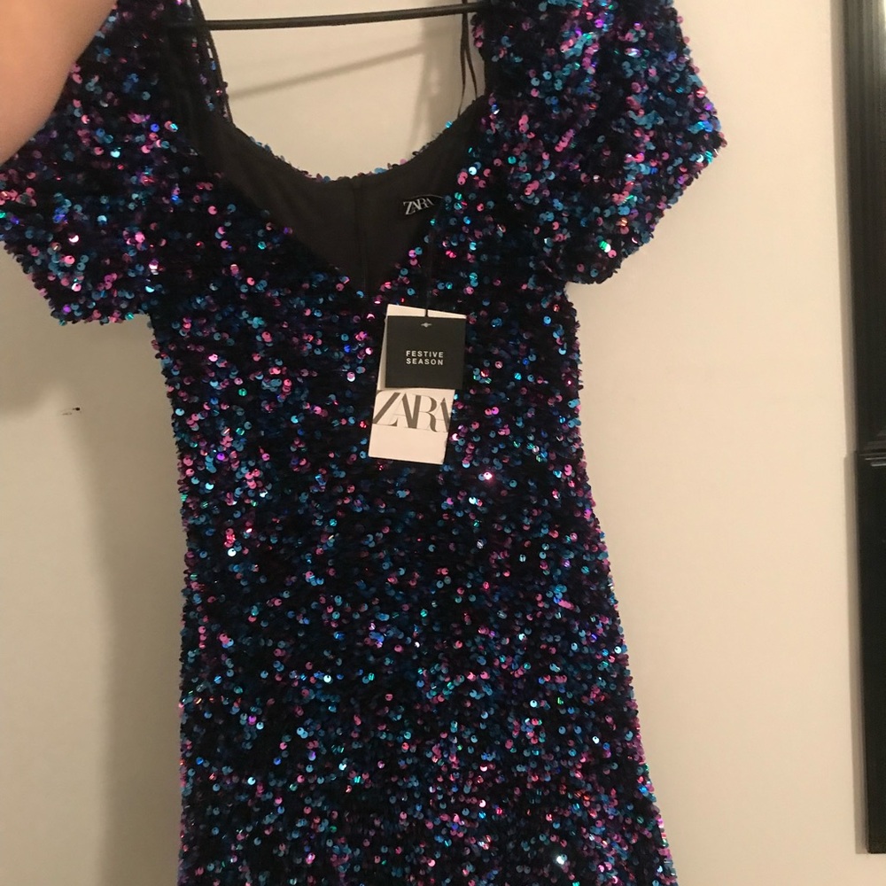 Zara Sequin Dress - Multicolor